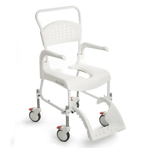 Etac Clean Wheeled Shower Commode Chair