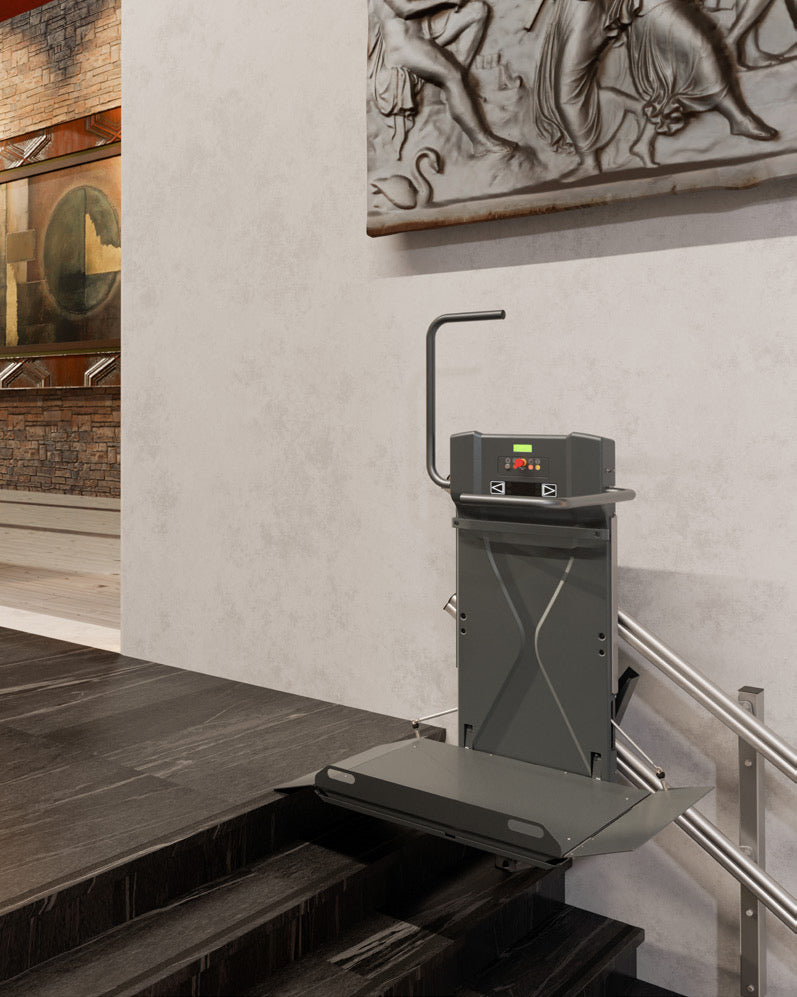 Extrema Logic - INCLINED PLATFORM LIFT FOR STRAIGHT STAIRS