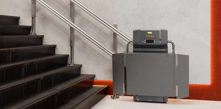 Extrema Logic - INCLINED PLATFORM LIFT FOR STRAIGHT STAIRS